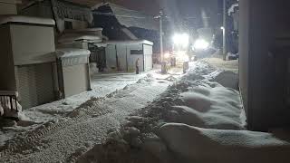 旭川市 除雪 2023年その1 グレーダー編