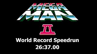 Mega Man 2 (Difficult) Speedrun in 26:37.00 [FORMER WORLD RECORD]