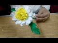 حصري#حطريقه عمل زهره البابونج  أو  الاقحوان  بطريقه سهله جداbaboneg flower