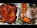 불닭볶음면 맛있게 먹는 방법 시네마먹방 How to enjoy Fire Noodles ENG Cinema Mukbang DoNam