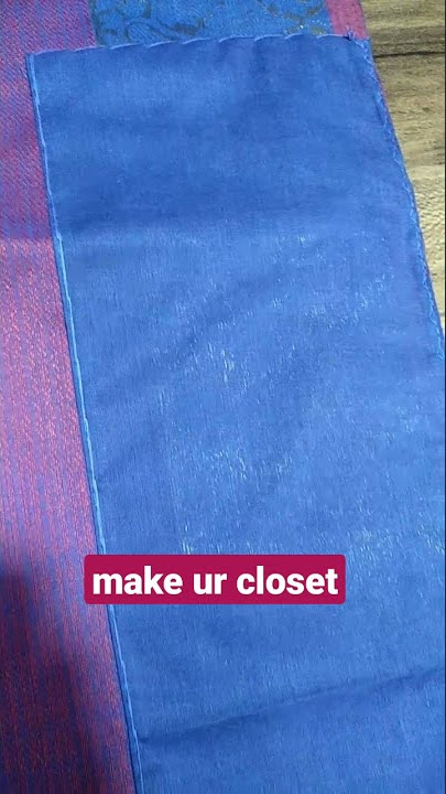 How to hand stitch saree fall
