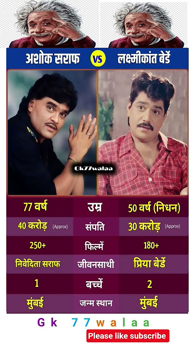 Ashok Saraf & Laxmikant Berde biography||अशोक मामा सराफ आणि लक्ष्मीकांत बेर्डे संपूर्ण माहिती||