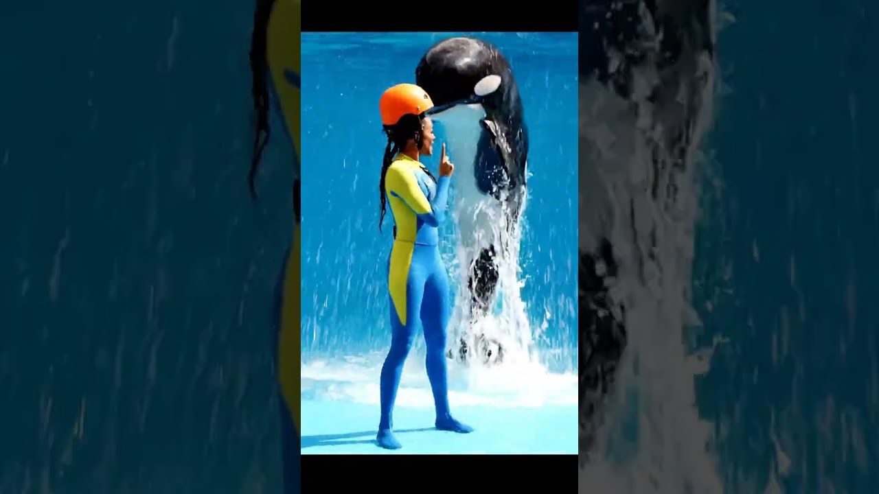 “Baby Orca Steals Jessica’s Helmet Before a Big Stunt! 😂🐋🔥 The Funniest Ocean Mishap!”
