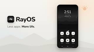 RayOS – Less apps. More life. | A calm home screen for Android, with a little cat screenshot 5