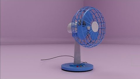 How I Model a 3D low poly Fan using Autodesk Maya | Modeling a 3D Fan for Beginners  using Autodesk