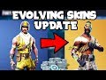 *NEW* EVOLVING SKINS &amp; CUSTOM SKINS Coming To Fortnite Battle Royale! (Evolving Skins)