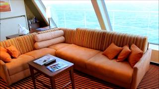 A tour of the best cabin on the Carnival Sunshine cruise ship... cabin 9115, one of two Captain