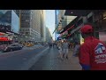 3D VR 180, New York City,  Manhattan, 7 Ave W 42st to W 41st, right side.