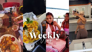 I went to visit my man | Spend a work day with me | Falling in love with weight lifting again. 