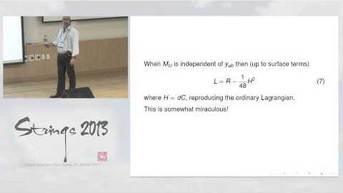 David Berman - M-theory and extended geometry