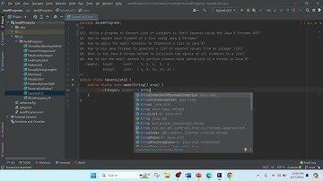Java Interview Questions and Answers: Convert List of Integers to Their Squares | Java 8 Stream API