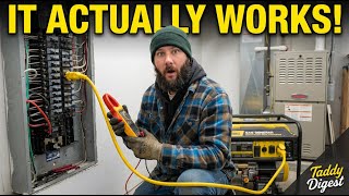 How to Run a Gas Furnace on a Portable Generator (Breaker Box Setup)