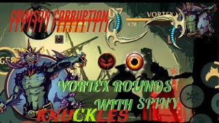 Shadow fight 2//vortex vs spiny knuckles with crimson corruption rounds