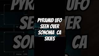 PYRAMID UFO SEEN ZIPPING ACROSS THE SKY #uap #ufop #uaps #disclosure #viral