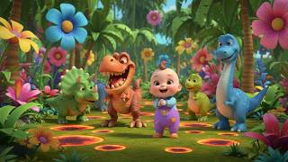 ump Jump Dinosaur Dance Song for Kids | Fun Dino Nursery Rhymes, Baby Songs &amp; Energetic Dance