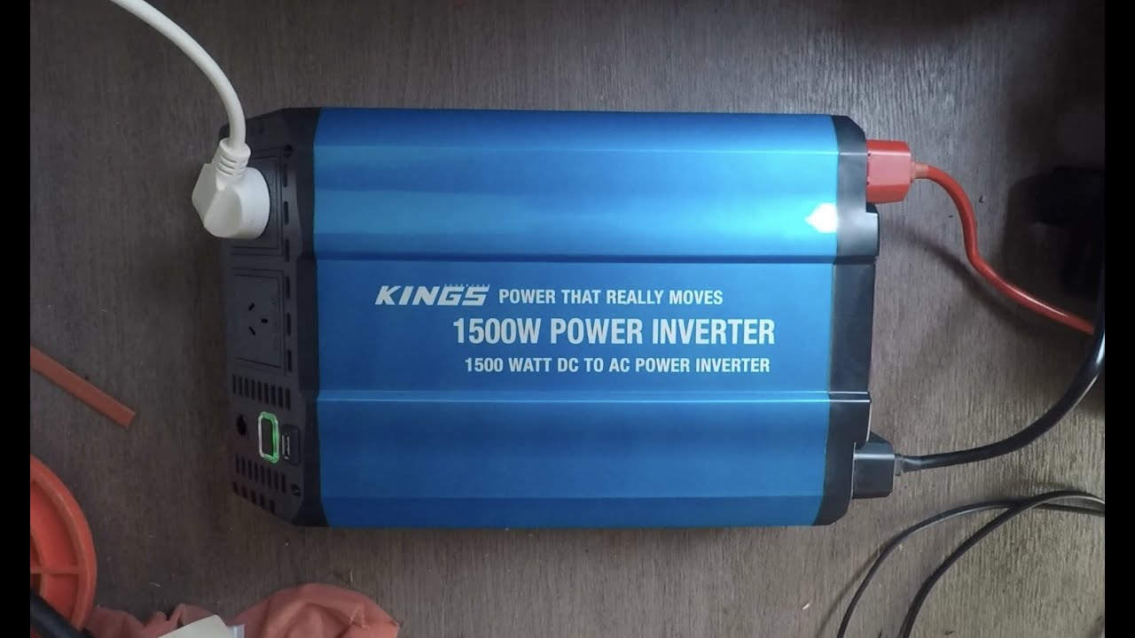 Goldstream Crown (Part 2) Adventure Kings 1500w Inverter test YouTube