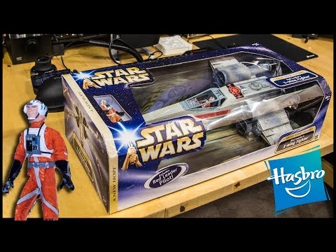 Unboxing Vintage Mint Hasbro Star Wars X-Wing Fighter A New Hope Toy - @Barnacules