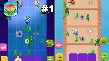 Zombie Tower  - New Release - Hyper Hybrid Casual - Gameplay Walkthrough (iOS & Android)