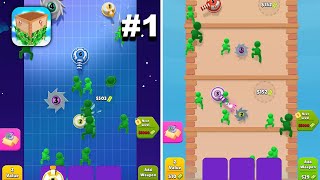 Zombie Tower  - New Release - Hyper Hybrid Casual - Gameplay Walkthrough (iOS & Android) screenshot 5