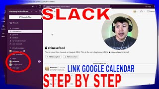 ✅  How To Link Connect Google Calendar To Slack Account 🔴