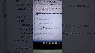 bulk collect with limit #plsql #sqldeveloper #database #learndataanalytics