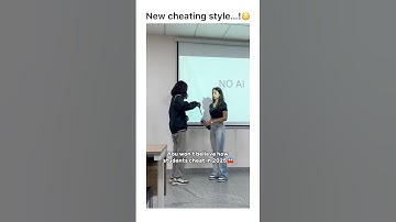 Is this how students cheat now😱#trending #viralvideo #ai #java #cs #exam #cheating #university #ia