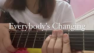 Everybodys Changing by Keane Guitar Tutorial How to Play Easy Chords