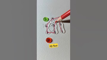 Vẽ một đường nối số từ 1 đến 10 #drawing #line #maths #quiz #shorts