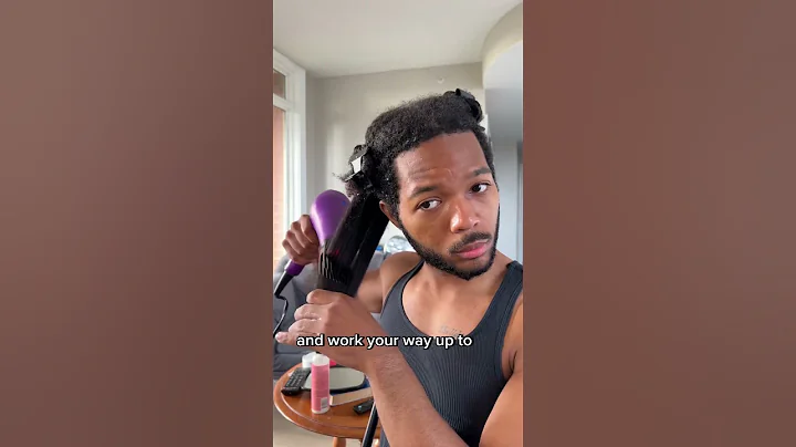 How to blowdry your hair