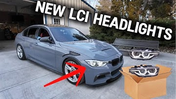 INSTALLING LCI HEADLIGHTS ON A BMW F30 335I !!!
