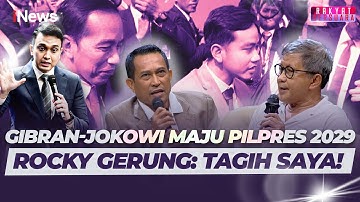 Rocky Gerung Prediksi Duet Gibran-Jokowi di Pilpres 2029: Tagih Saya! | Rakyat Bersuara (23/9)