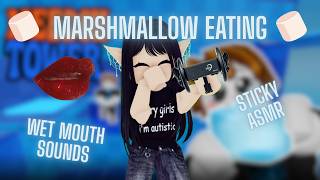 Roblox ASMR  💫marshmallow eating sounds💫