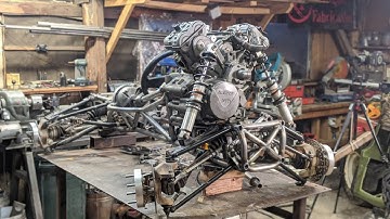 1000cc 4WD Off Road Go Kart Build Ep. 6 Steering