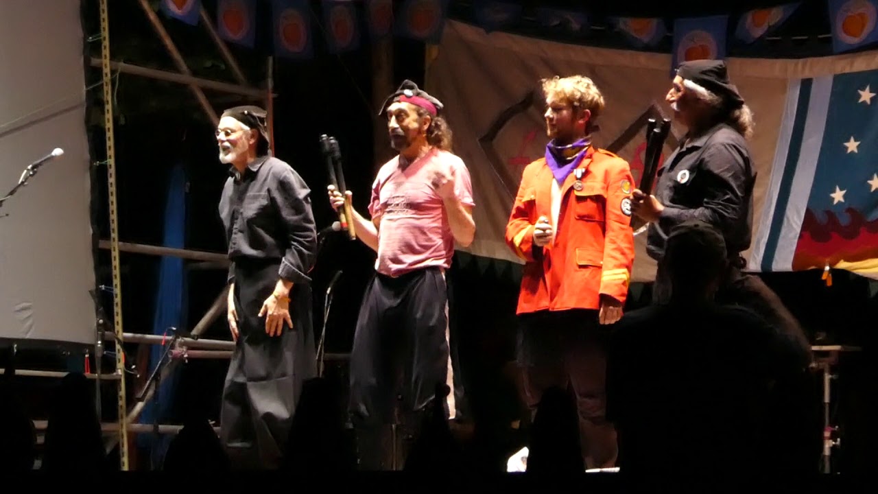 The Flying Karamazov Brothers (MN) juggling Flames YouTube