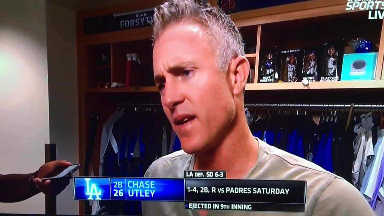 Chase Utley explains why he got ejected 