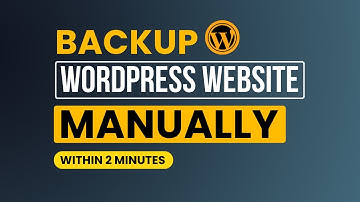 How To Backup Wordpress Website Manually [Easily]