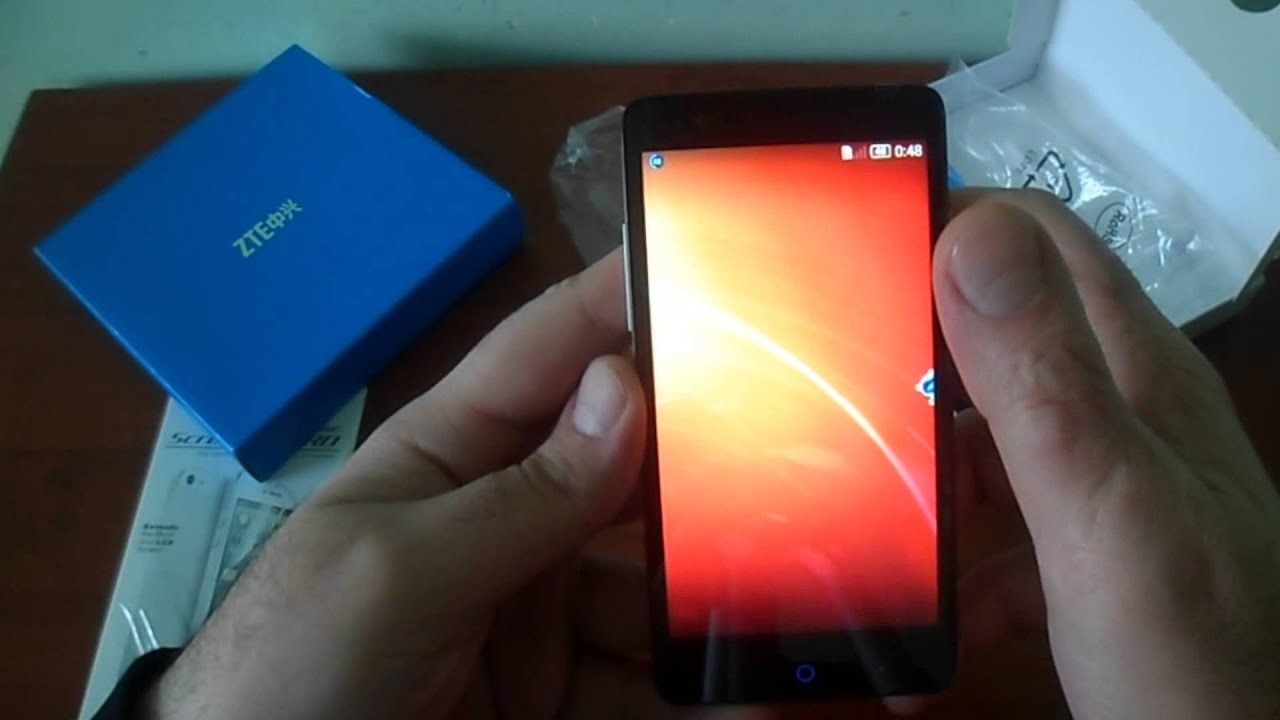 Новый ZTE V5 RedBull smartphone из Aliexpress за 80$