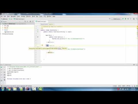 Java - Anonymous