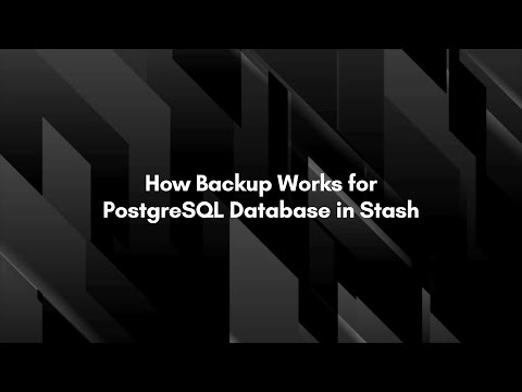 How Backup Works for PostgreSQL Database in Stash | Kubernetes Native Backup & Restore Solution