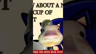 xeno asked you for a cup stfu and turned into duck #viral #trending #sonicexefnf #memes #funny