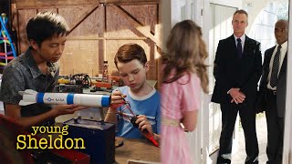 Sheldon Gets a Visit From the FBI | Young Sheldon