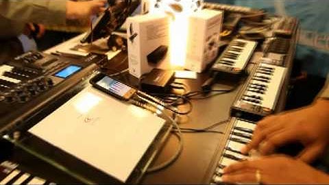 iConnect Midi demo at NAMM 2011 Part 2