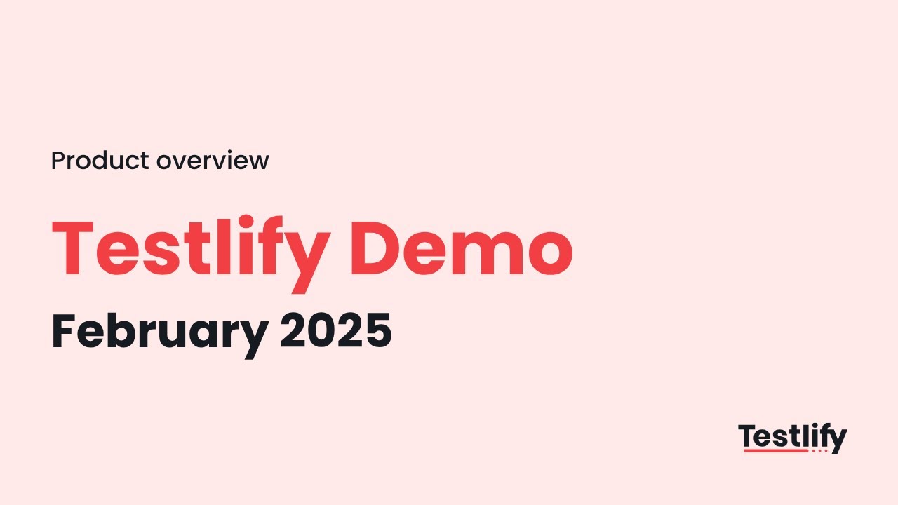 Example Testlify Test Testlify Product Demo | February 2025 - YouTube
