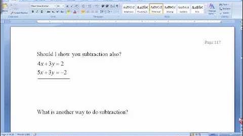 7.3 Solving Linear Systems by Elimination.wmv