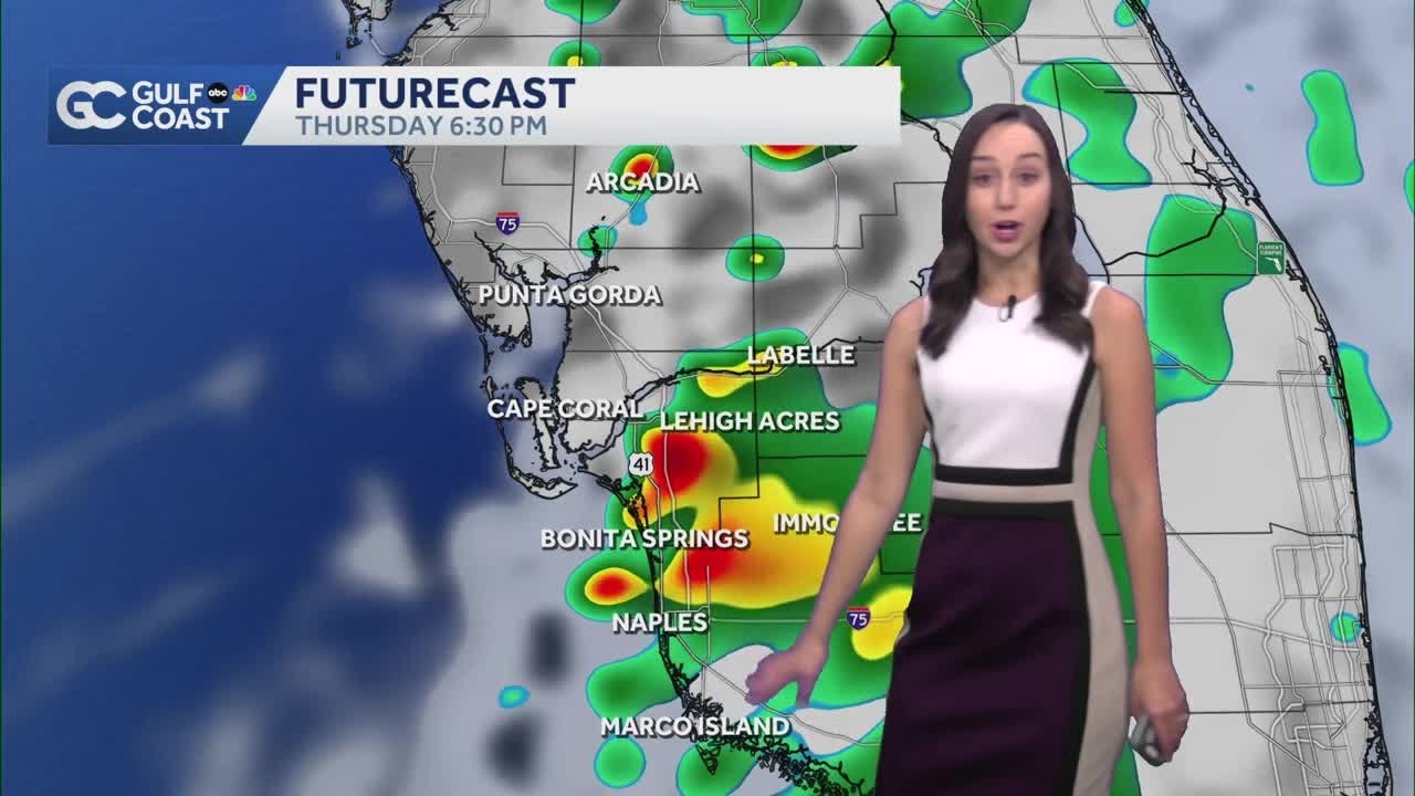 Stormy afternoon Thursday ahead of a drier end to the week - YouTube