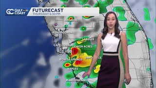 Stormy afternoon Thursday ahead of a drier end to the week