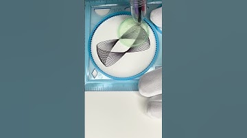 How many circles are there in this magical picture? #shorts #2024 #spirograph #art #toys