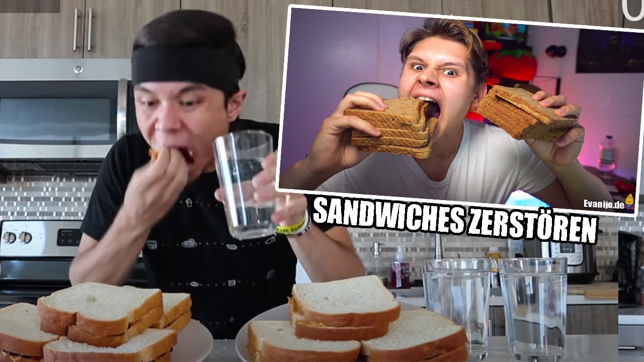 Matt Stonie bricht den WELTREKORD🤯🥪(Peanut Butter&Jelly Sandwiches)