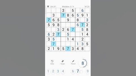 27 JUNE 2021 - SUDOKU DAILY CHALLENGE
