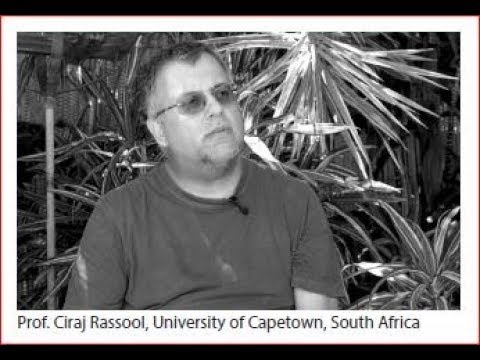 Ciraj Rasool Prof. Ciraj Rassool, University of the Western Cape, South Africa - YouTube